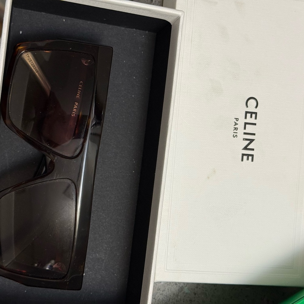 Celine Sunglasses Tortoise Shell Oversized - image 2